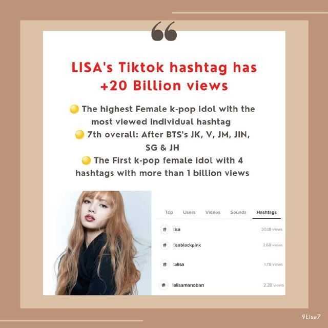 lisa的tiktok名叫什么？