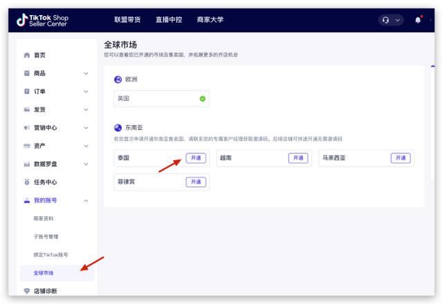 tiktok海外開店流程？