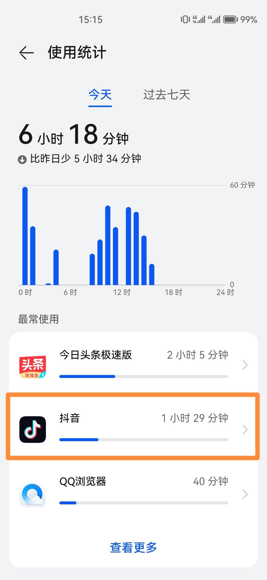抖音使用時長怎么看？