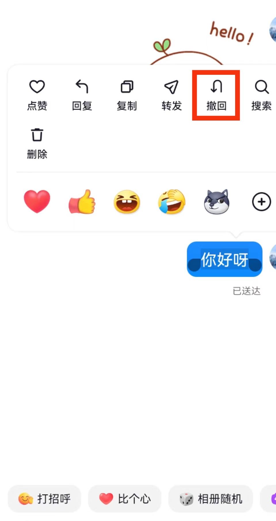 抖音私信怎么撤回？